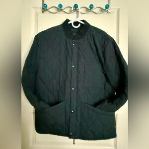 J. Crew Men's Dark Green Quilted Jacket